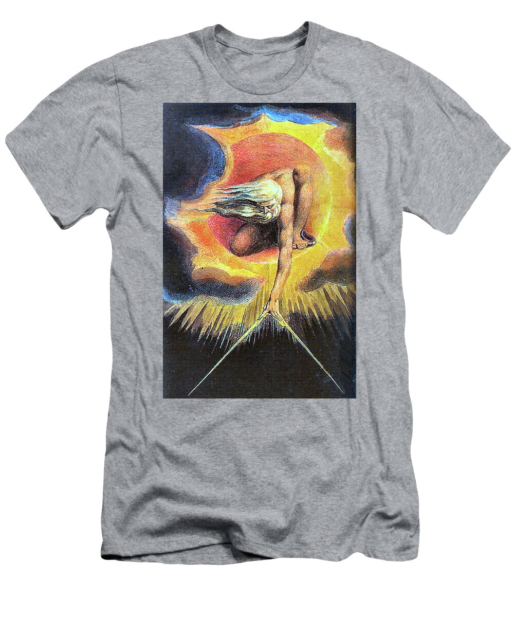 Romanticism T-Shirt featuring the painting God As Architect by Troy Caperton