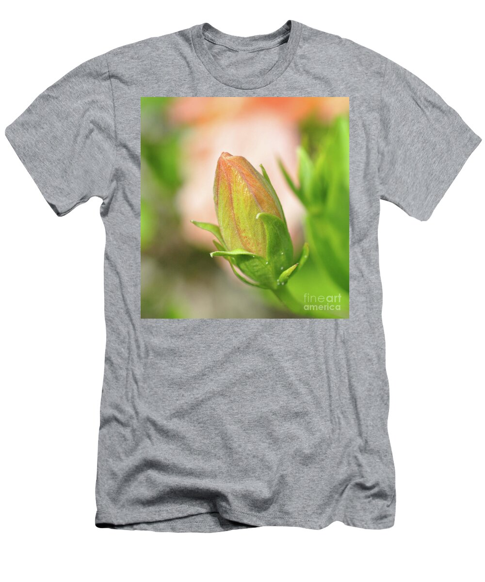 Hibiscus T-Shirt featuring the photograph Hibiscus Bud #2 by Elaine Manley