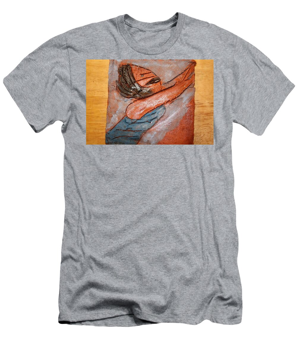Jesus T-Shirt featuring the ceramic art Melissa - Tile #1 by Gloria Ssali