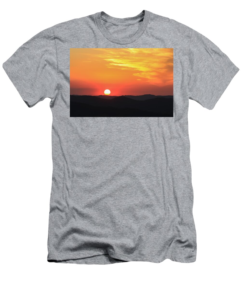 Sun T-Shirt featuring the photograph Sunset-1 #2 by Fabio Giannini