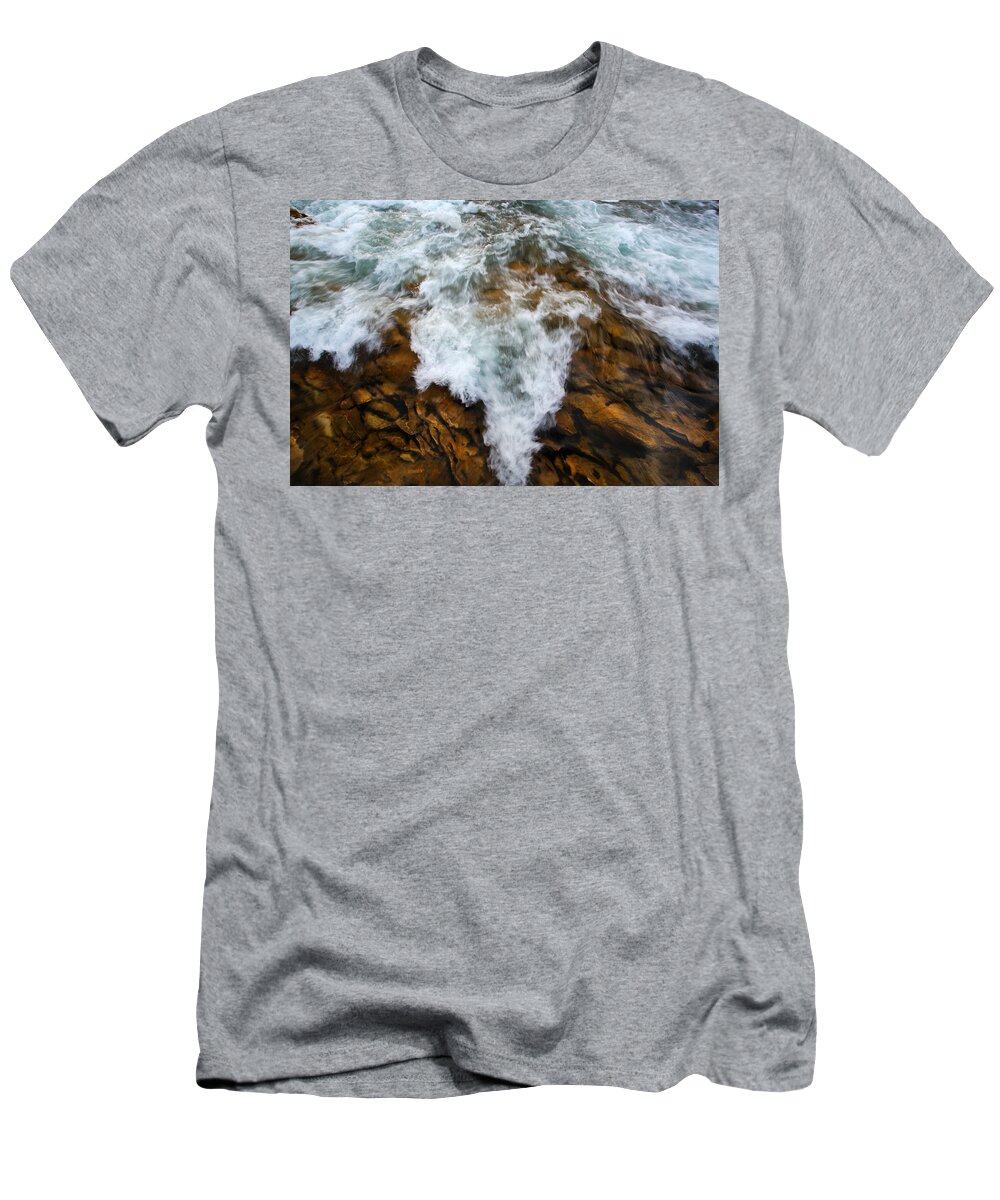 Clear T-Shirt featuring the photograph Swiftcurrent Breaks #1 by David Andersen