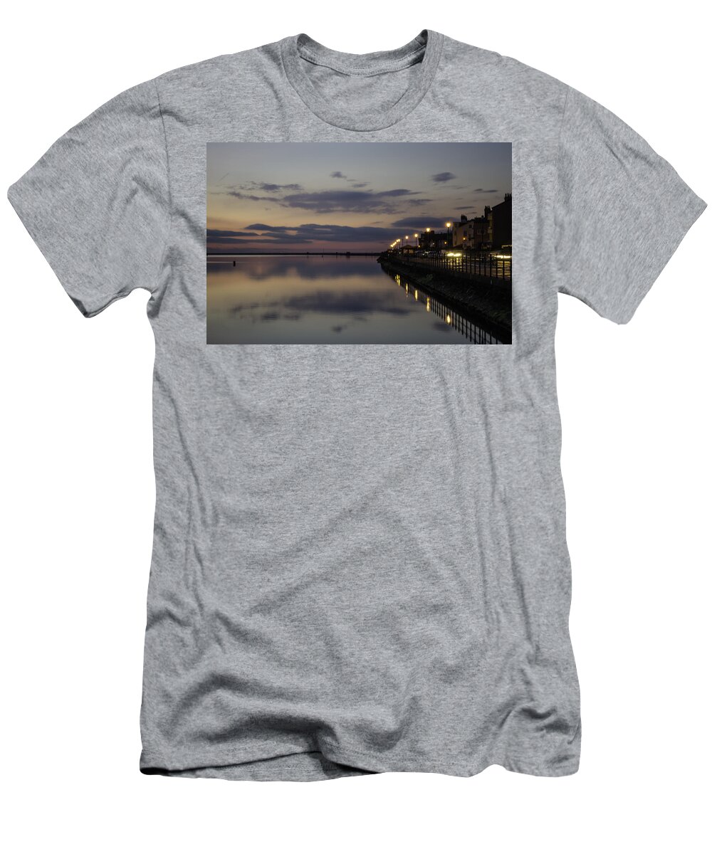 Beautiful T-Shirt featuring the photograph West Kirby Promenade Sunset by Spikey Mouse Photography