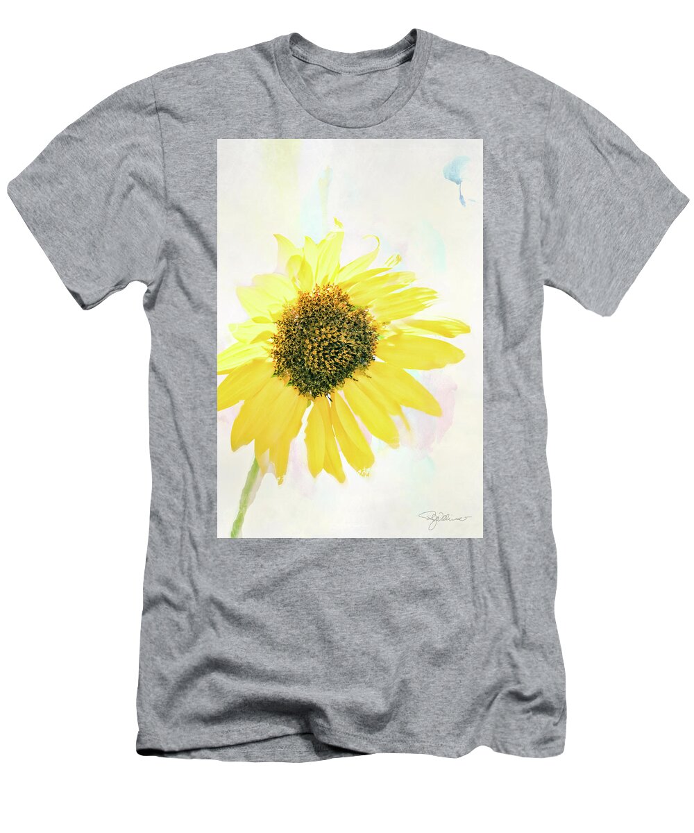  Sunflower T-Shirt featuring the photograph 10845 Sunflower by Pamela Williams