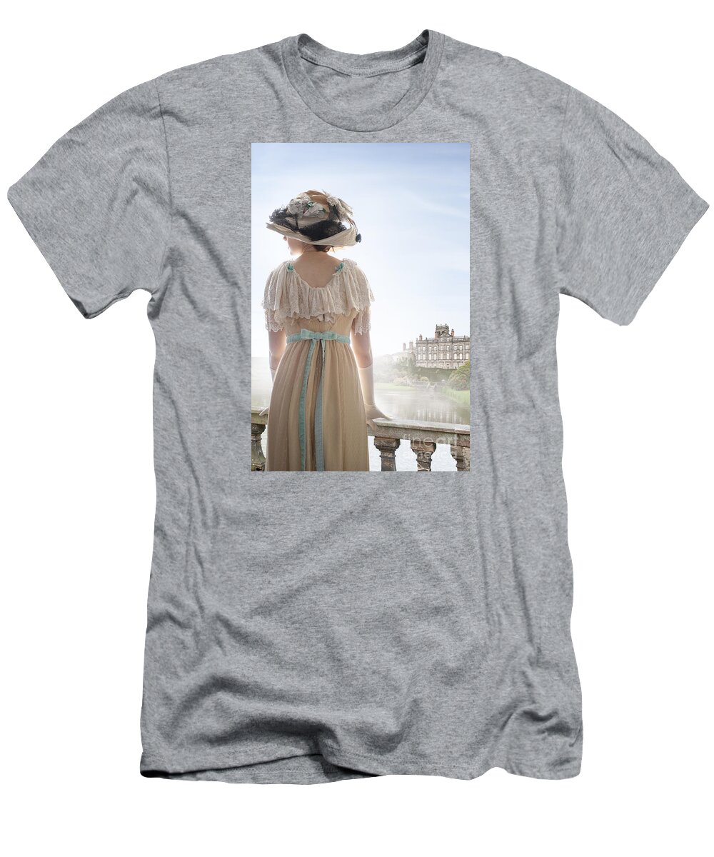 Edwardian T-Shirt featuring the photograph Edwardian Woman #11 by Lee Avison