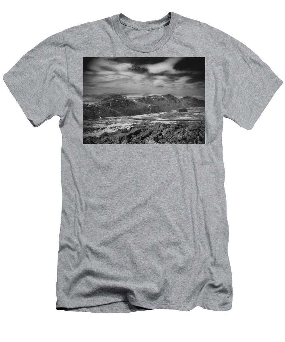 135764 T-Shirt featuring the photograph 135764 Presidential Range NH Infrared by Ed Cooper Photography
