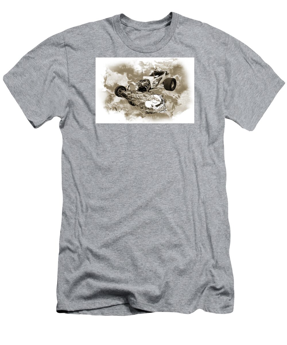 1923 Ford T-bucket T-Shirt featuring the photograph 1923 Ford T-Bucket Vintage Classic Car Photograph 5695.01 by M K Miller