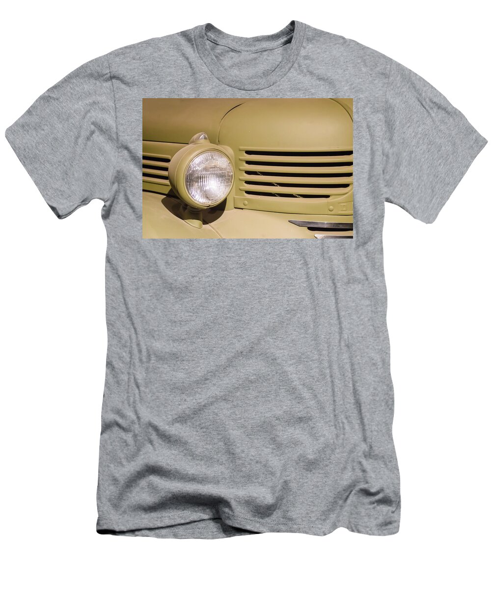Car T-Shirt featuring the photograph 1940 Officers Command Car by Gary Slawsky