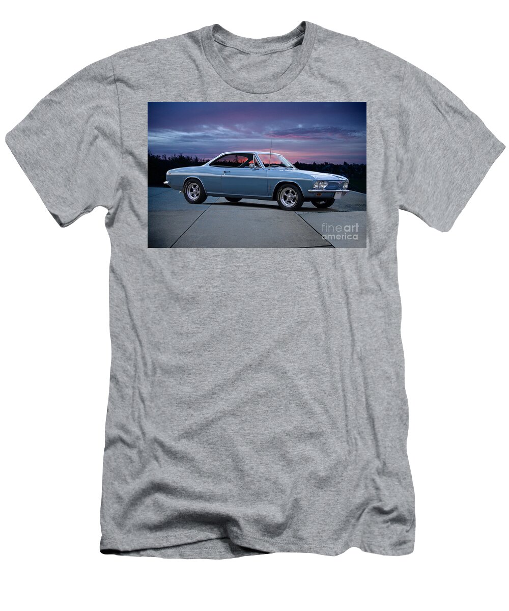 Automobile T-Shirt featuring the photograph 1965 Corvair Monza by Dave Koontz