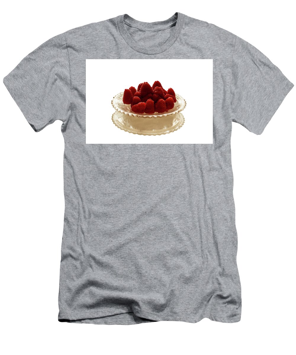Fresh Fruit T-Shirt featuring the photograph Delicious Raspberries #2 by David French