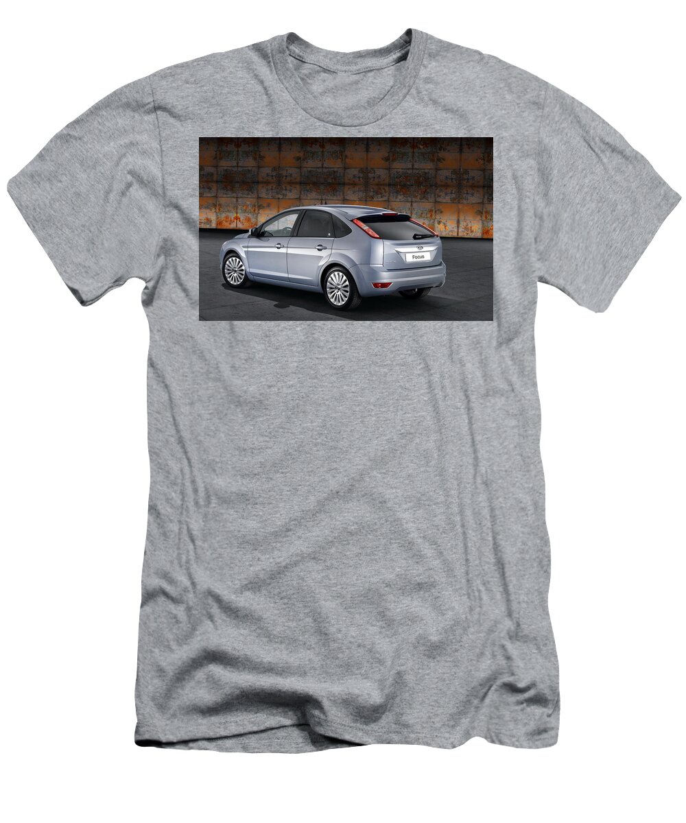 Ford Focus T-Shirt featuring the digital art Ford Focus #2 by Super Lovely