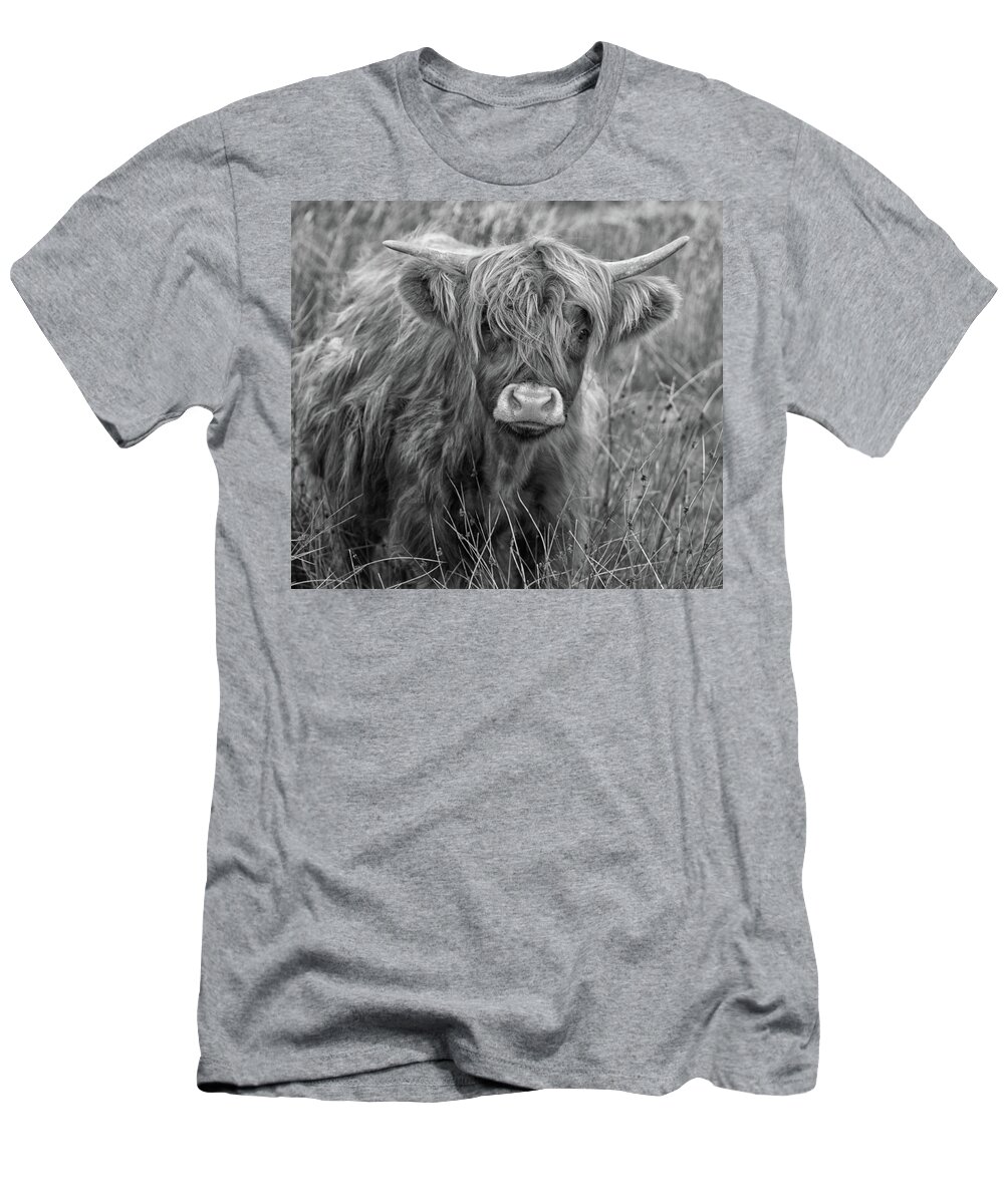 Cow T-Shirt featuring the photograph Highland Cow #2 by Martin Newman