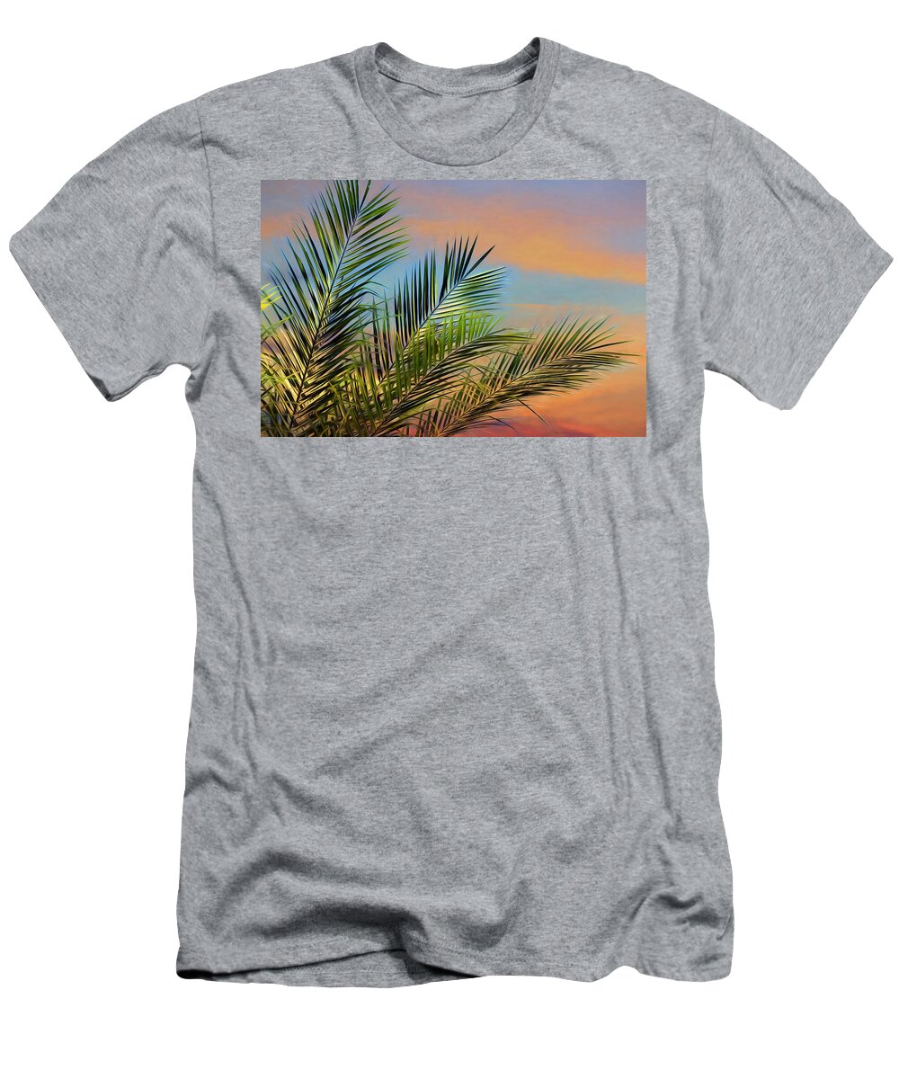 Naples T-Shirt featuring the photograph Naples Palms #2 by Lori Deiter