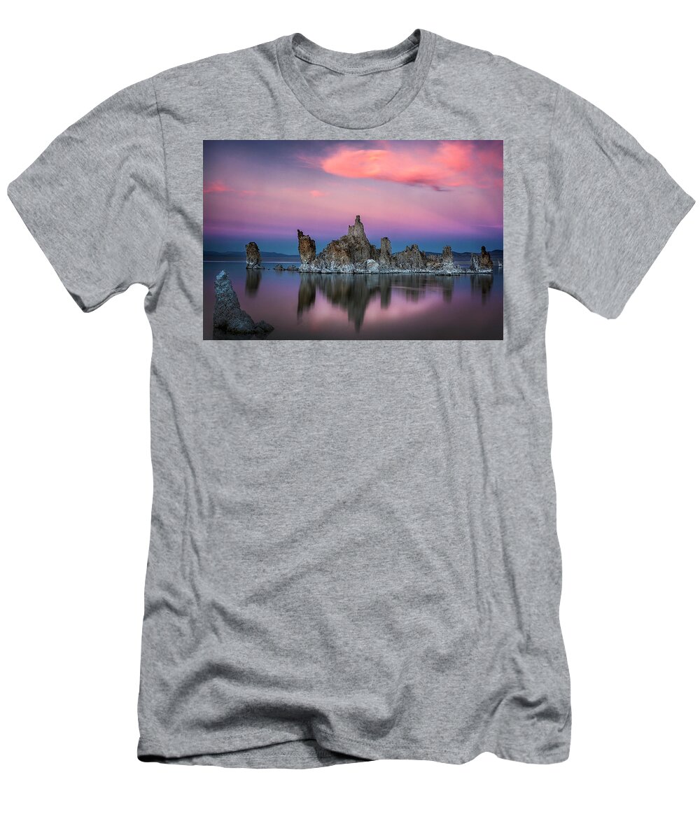 Mono Lake T-Shirt featuring the photograph The Battleship 1 by Robert Fawcett