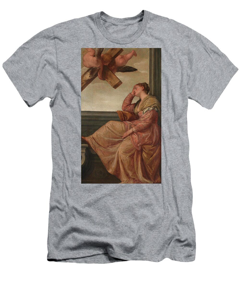 Paolo Veronese T-Shirt featuring the painting The Dream of Saint Helena #5 by Paolo Veronese
