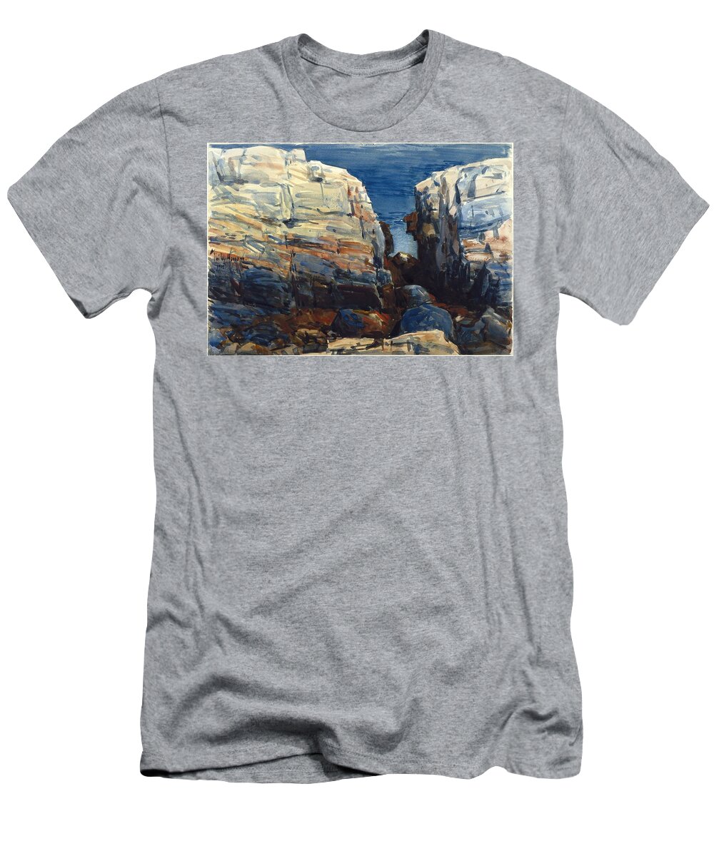 Frederick Childe Hassam (american T-Shirt featuring the painting The Gorge Appledore #2 by Frederick Childe