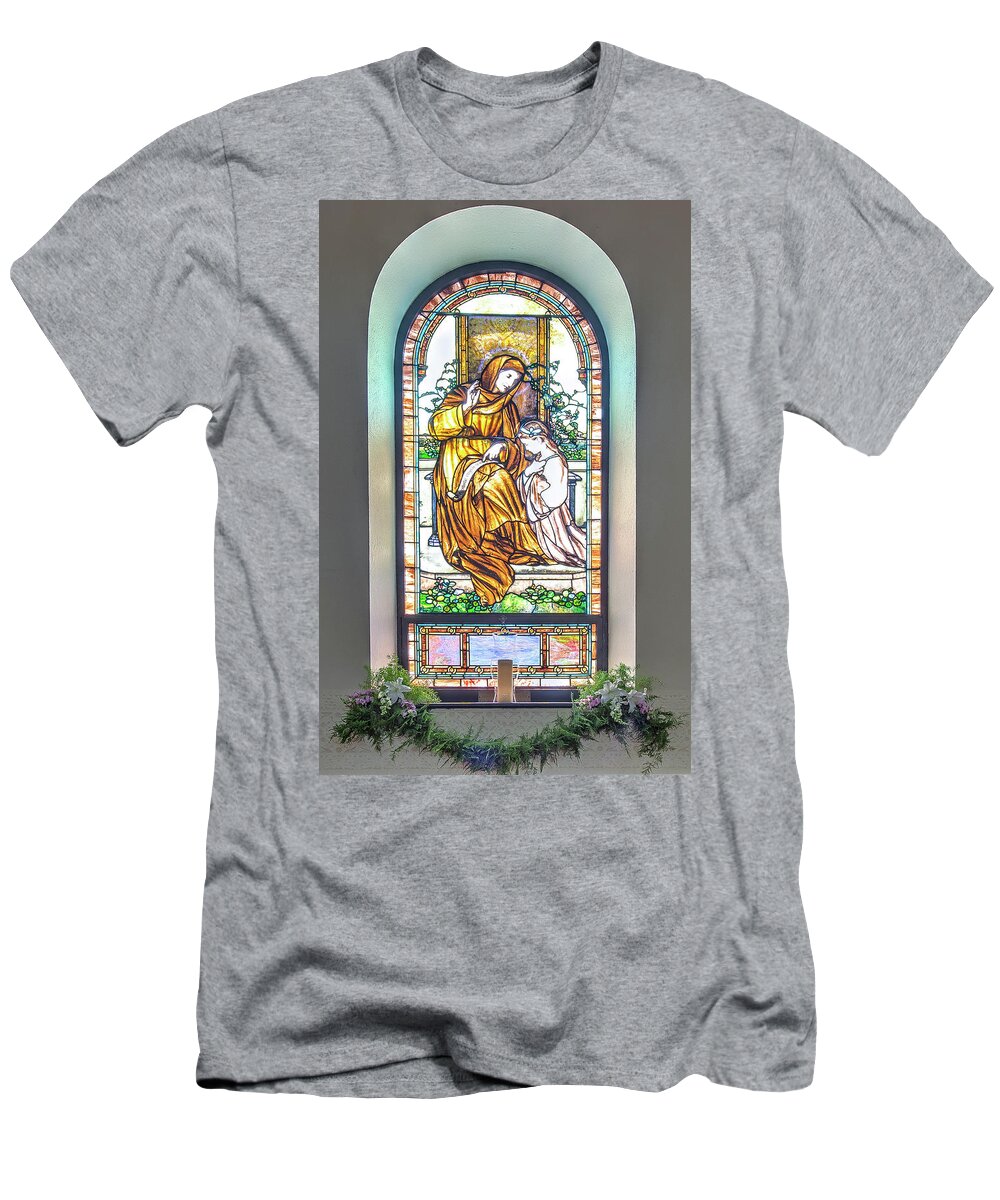 Jody Eric Finals T-Shirt featuring the digital art Saint Anne's Windows #22 by Jim Proctor