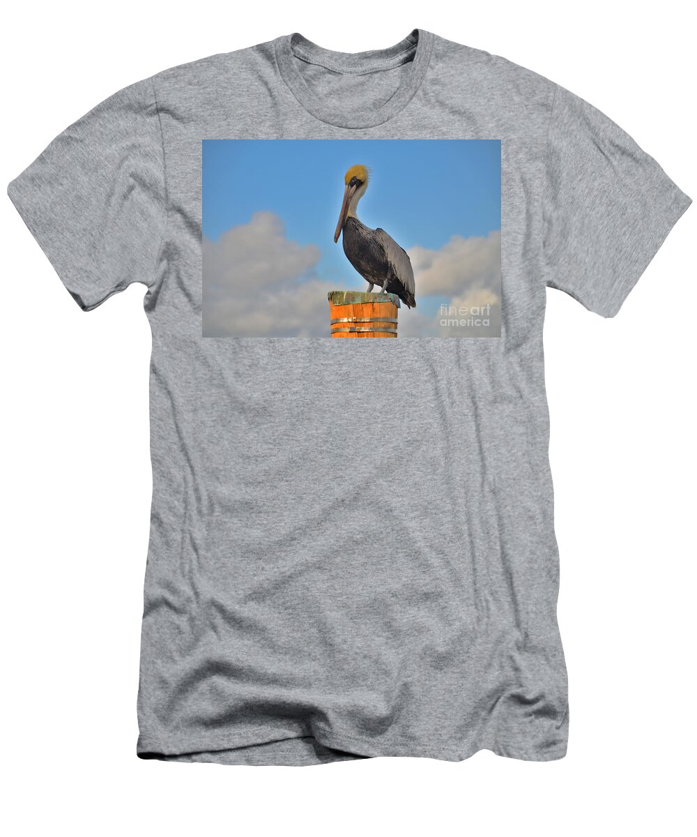 Pelican T-Shirt featuring the photograph 24- Pelican by Joseph Keane