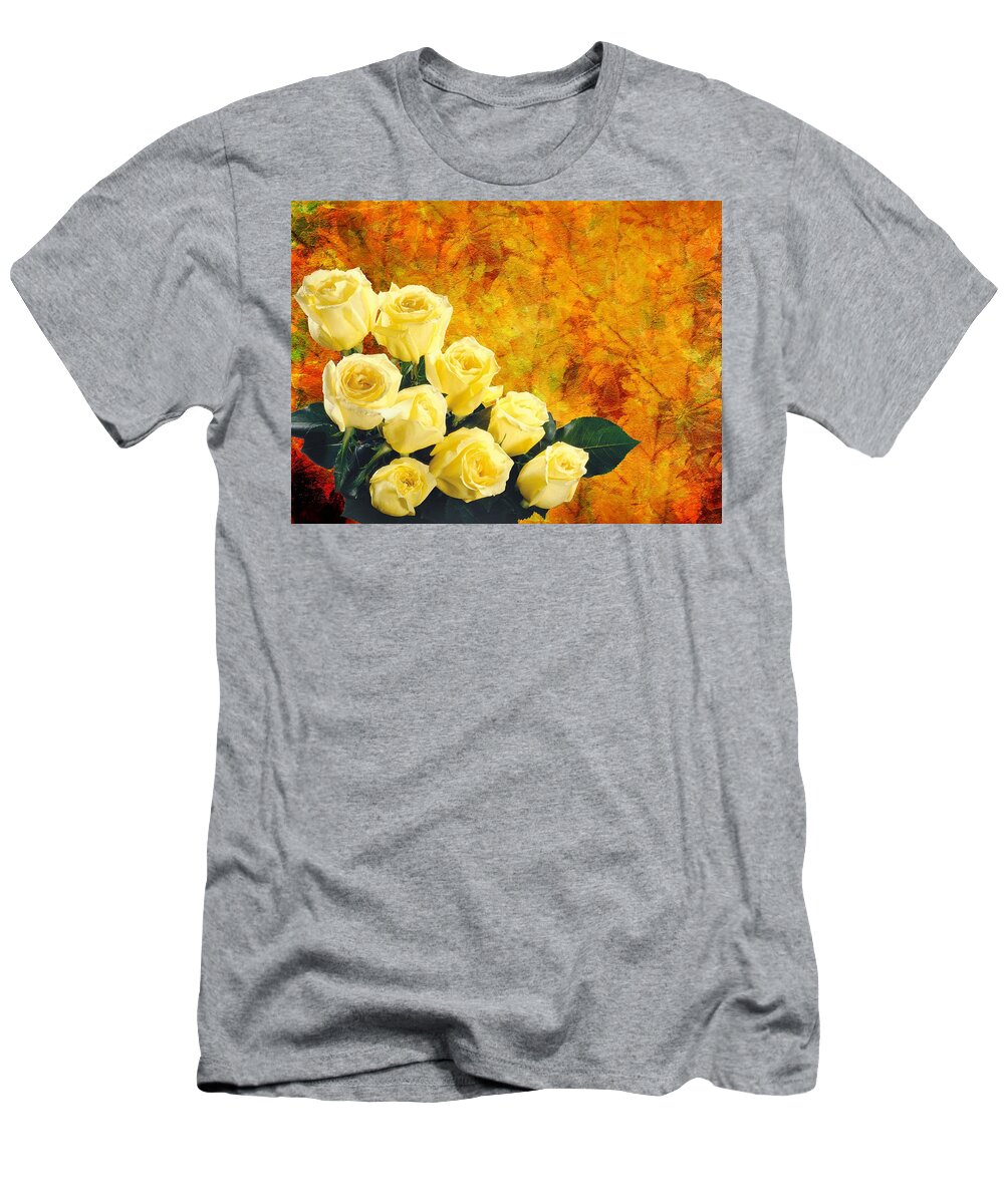 Rose T-Shirt featuring the digital art Rose #27 by Maye Loeser