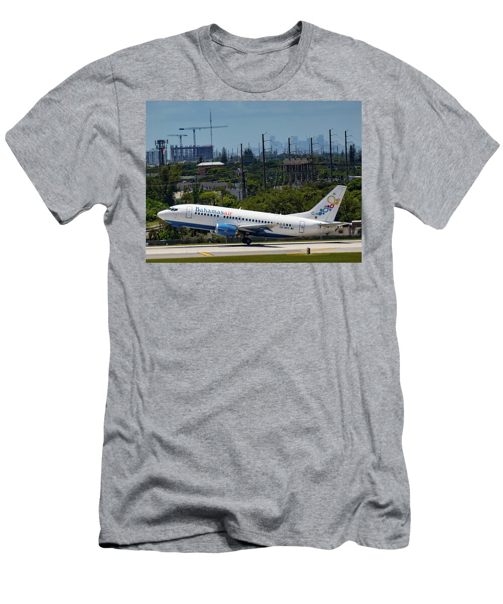 Bahamas Air T-Shirt featuring the photograph Bahamas Air #3 by Dart Humeston