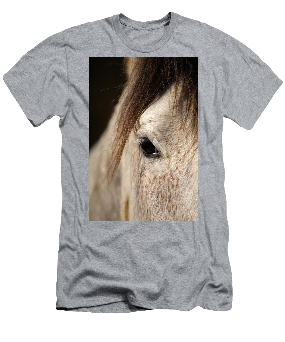 Horse T-Shirt featuring the photograph Horse portrait #3 by Ian Middleton
