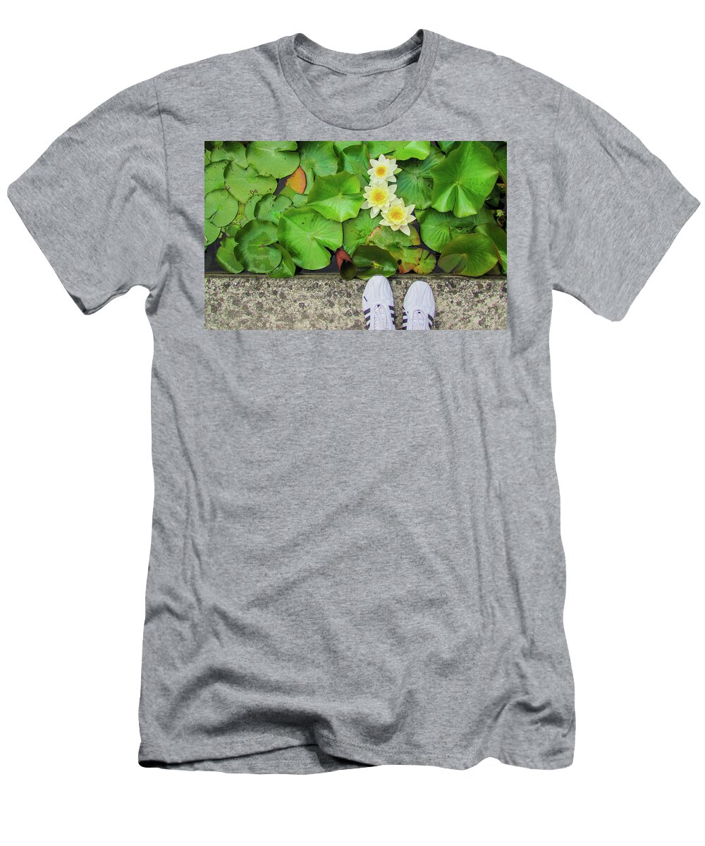 Lotus T-Shirt featuring the photograph Lotus #3 by Cesar Vieira