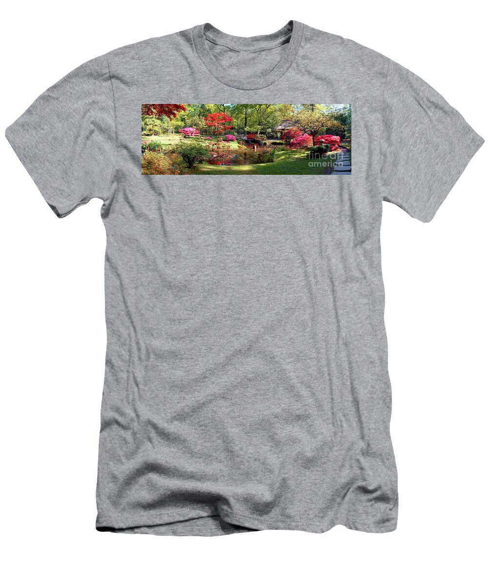 Garden T-Shirt featuring the photograph Nature Background Panorama #4 by Ariadna De Raadt