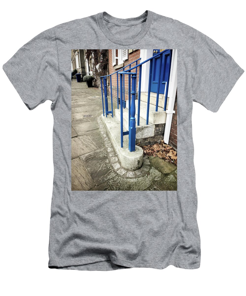 Access T-Shirt featuring the photograph Stone steps detail #3 by Tom Gowanlock
