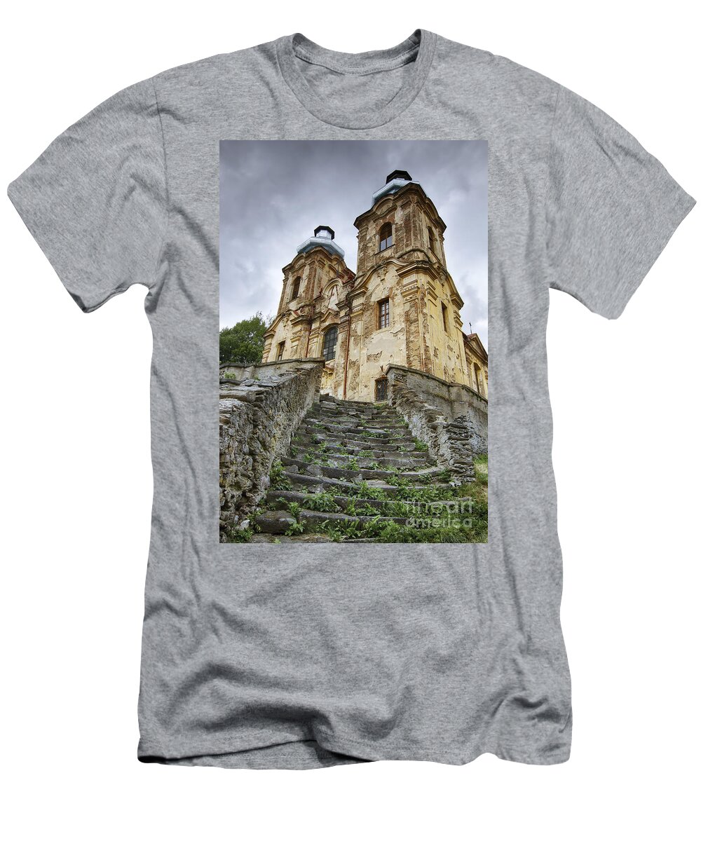 Church T-Shirt featuring the photograph The Church of the Visitation - Skoky #3 by Michal Boubin