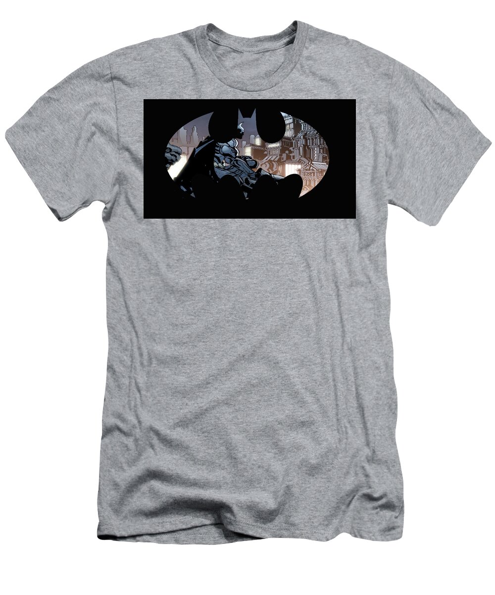 Batman T-Shirt featuring the digital art Batman #31 by Super Lovely