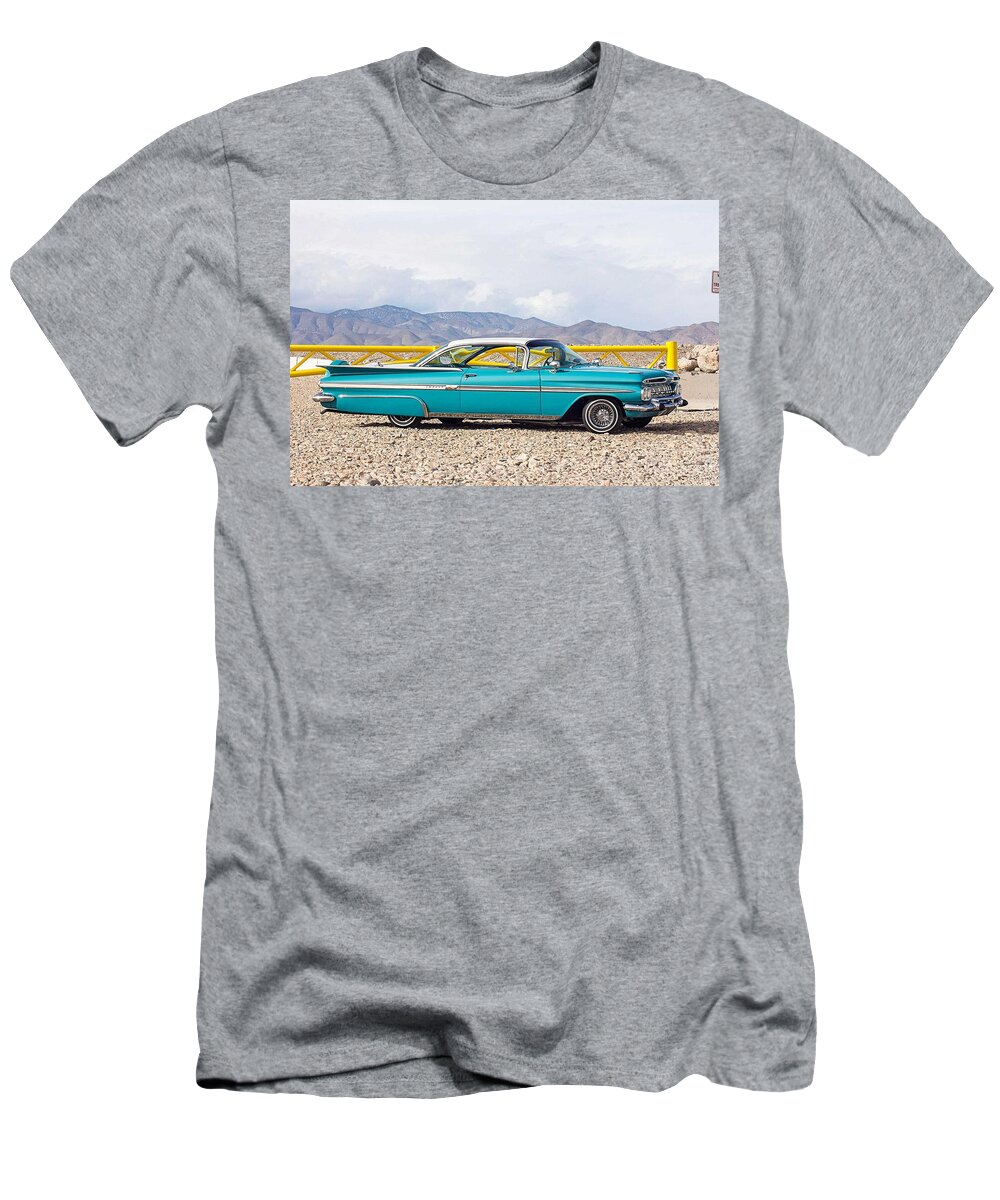 Chevrolet Impala T-Shirt featuring the digital art Chevrolet Impala #4 by Super Lovely