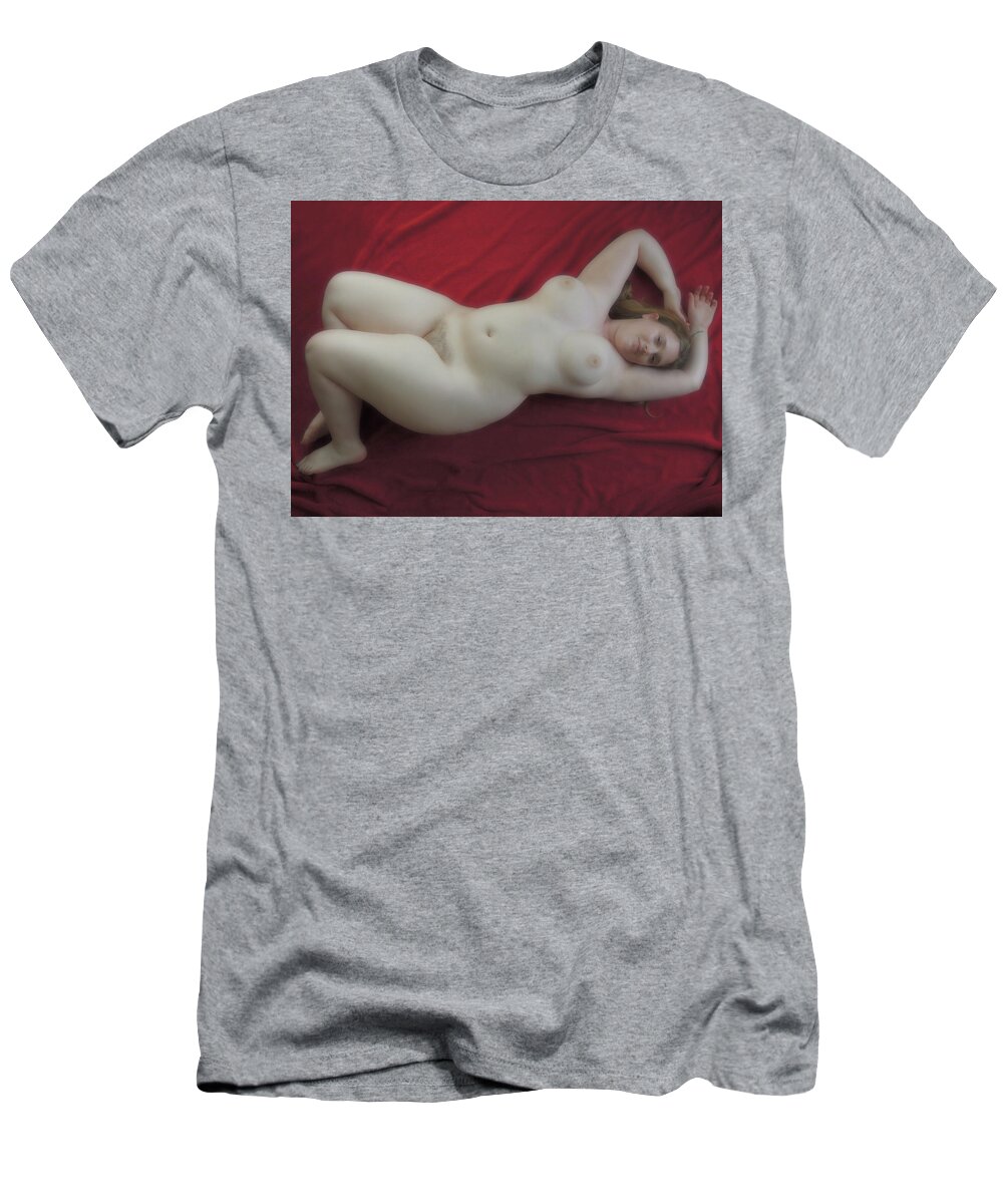 Nude Art T-Shirt featuring the photograph La Belle Noiseuse -Nika #6 by Andrew Chambers