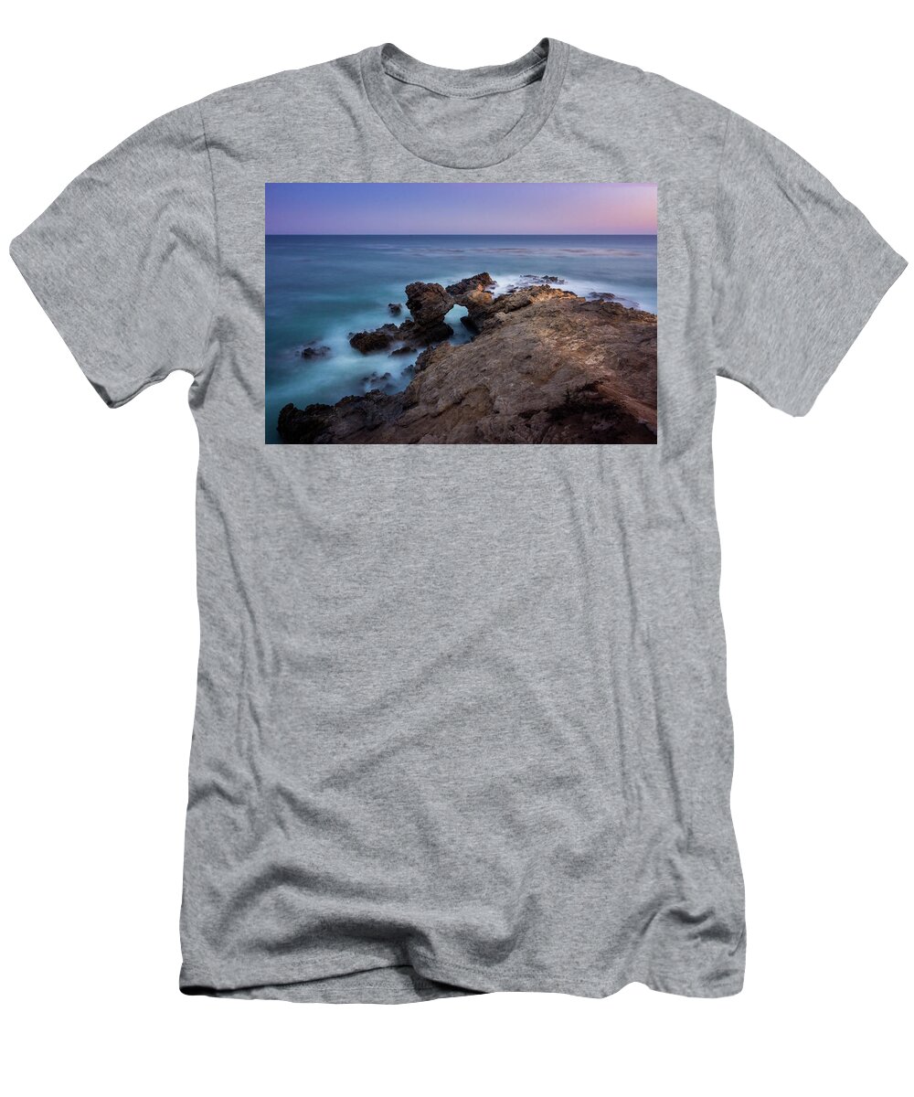Beach T-Shirt featuring the photograph Smooth Waves at Sequit Point #5 by Andy Konieczny