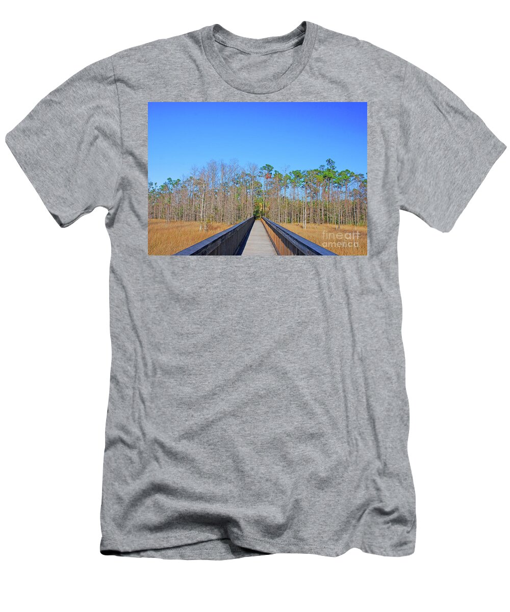 Grassy Waters Preserve T-Shirt featuring the photograph 6- Follow Me by Joseph Keane