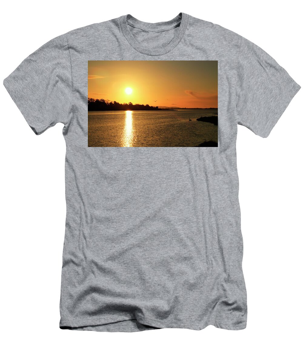 Sunrise T-Shirt featuring the photograph 6.25am by Martina Fagan