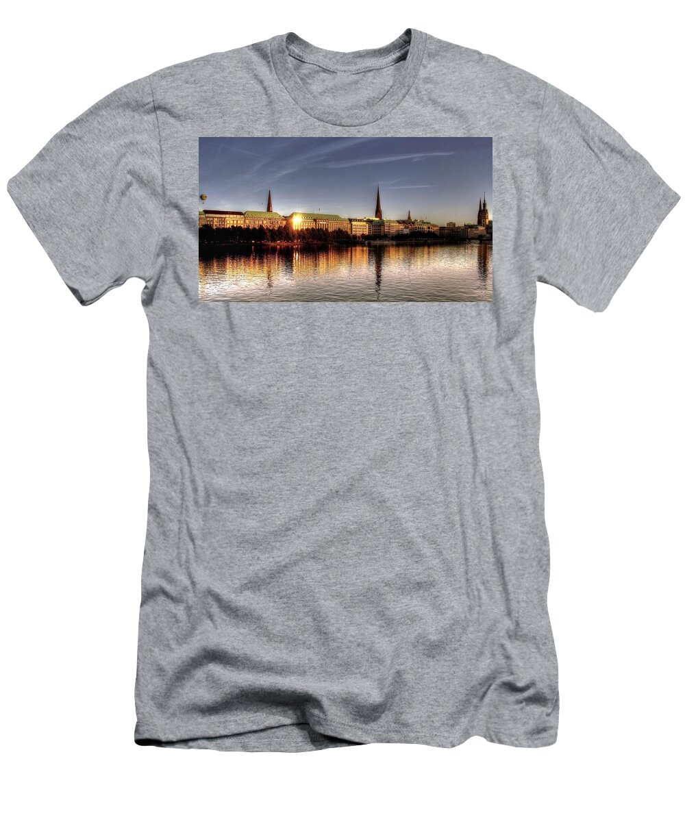 Hamburg Germany T-Shirt featuring the photograph Hamburg GERMANY #7 by Paul James Bannerman