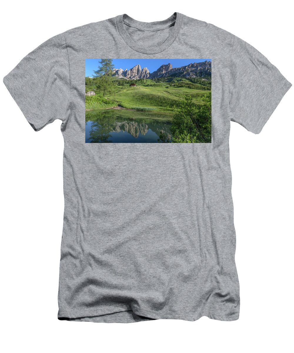 Gardena Pass T-Shirt featuring the photograph Passo Gardena - Dolomiti #8 by Joana Kruse