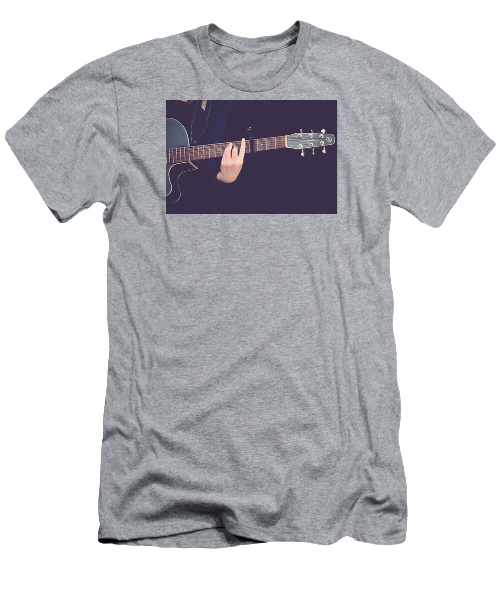 Musician T-Shirt featuring the photograph 9601.3 #96013 by Teresa Blanton