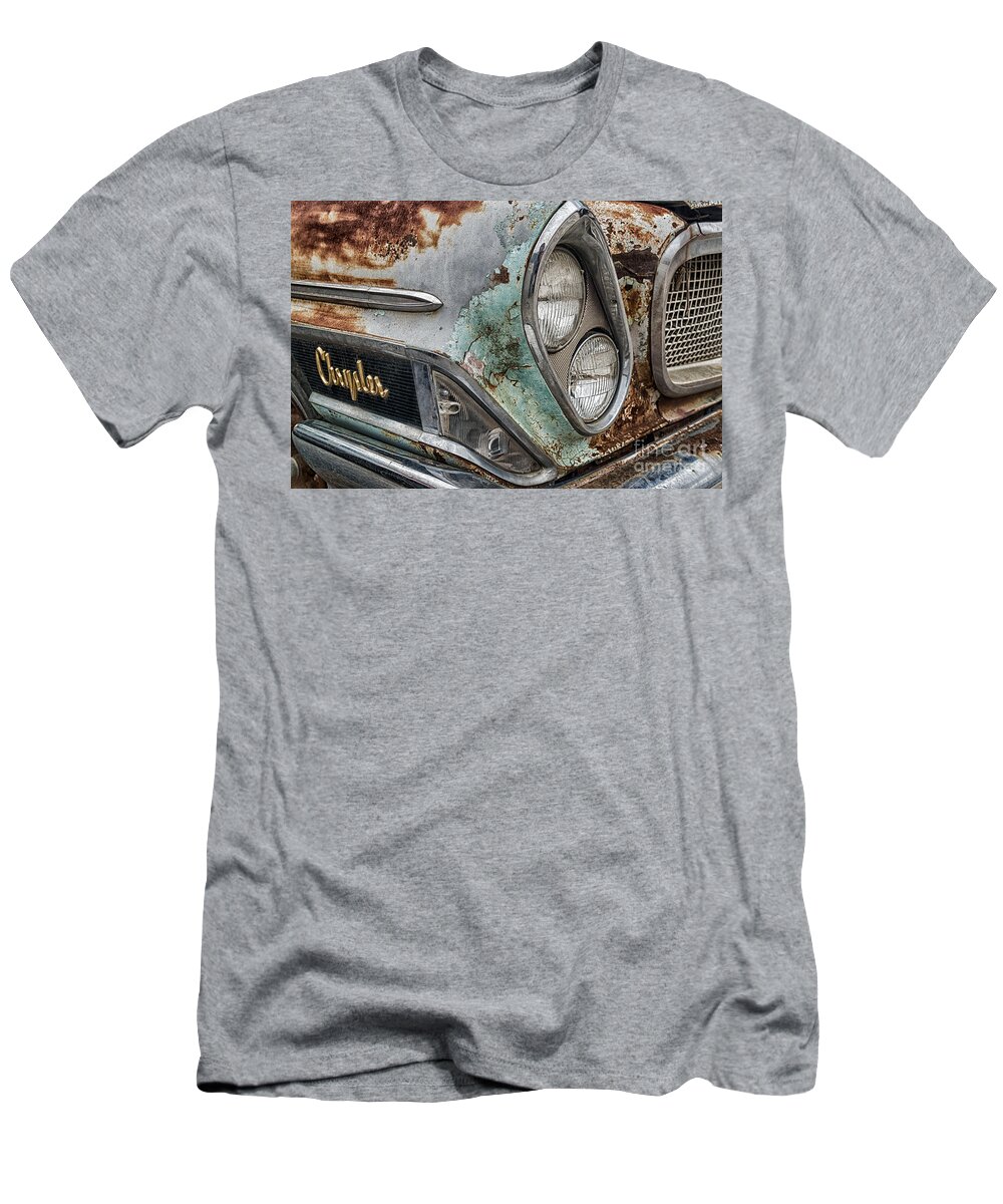1961 Chrysler T-Shirt featuring the photograph A little paint and bodywork required by Paul Quinn