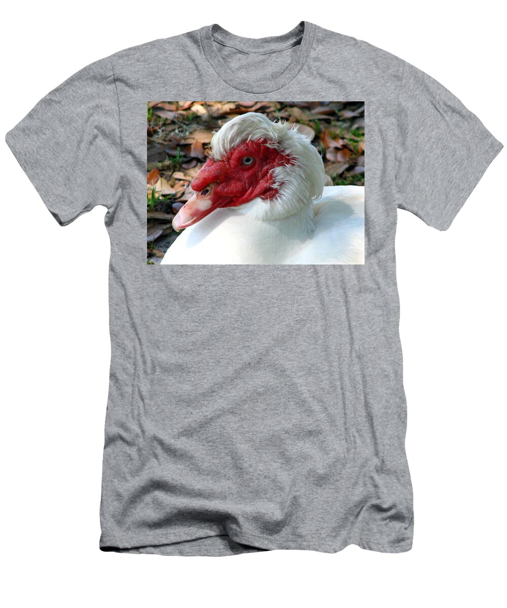 Duck T-Shirt featuring the photograph A Rather Odd But Distinguished Looking Fellow by J M Farris Photography