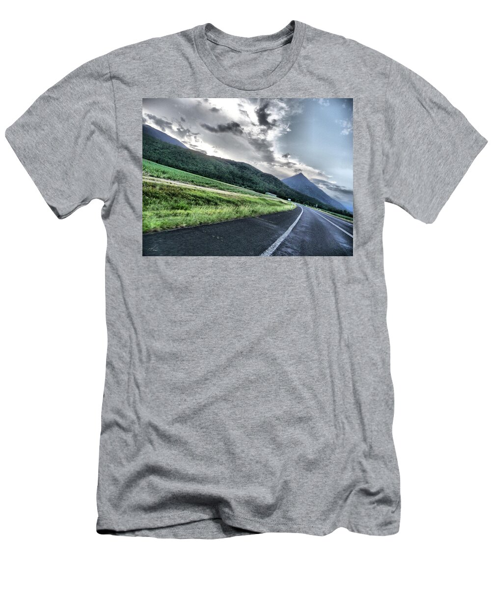 Landscape T-Shirt featuring the photograph A road to Cairns by Michael Blaine