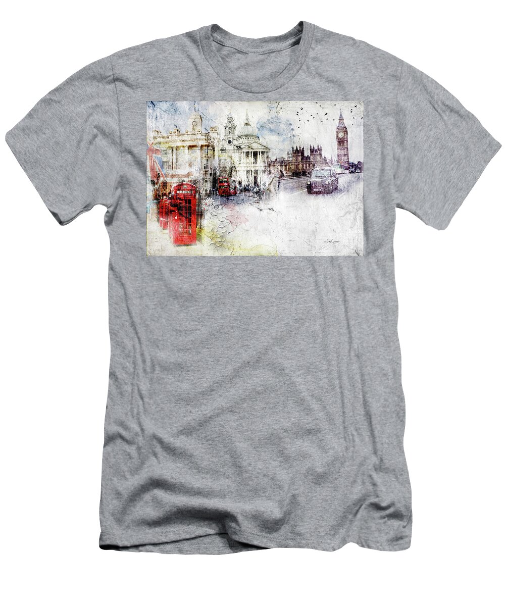 Canvas-print T-Shirt featuring the digital art A Sense of Time by Nicky Jameson