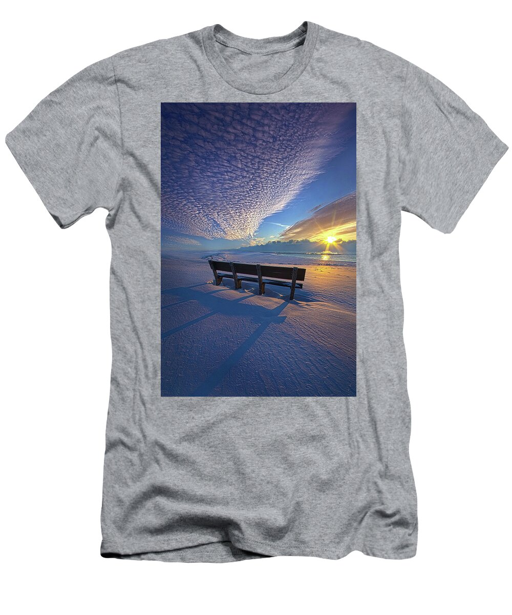 Journey T-Shirt featuring the photograph A Whole World In Front Of Us by Phil Koch