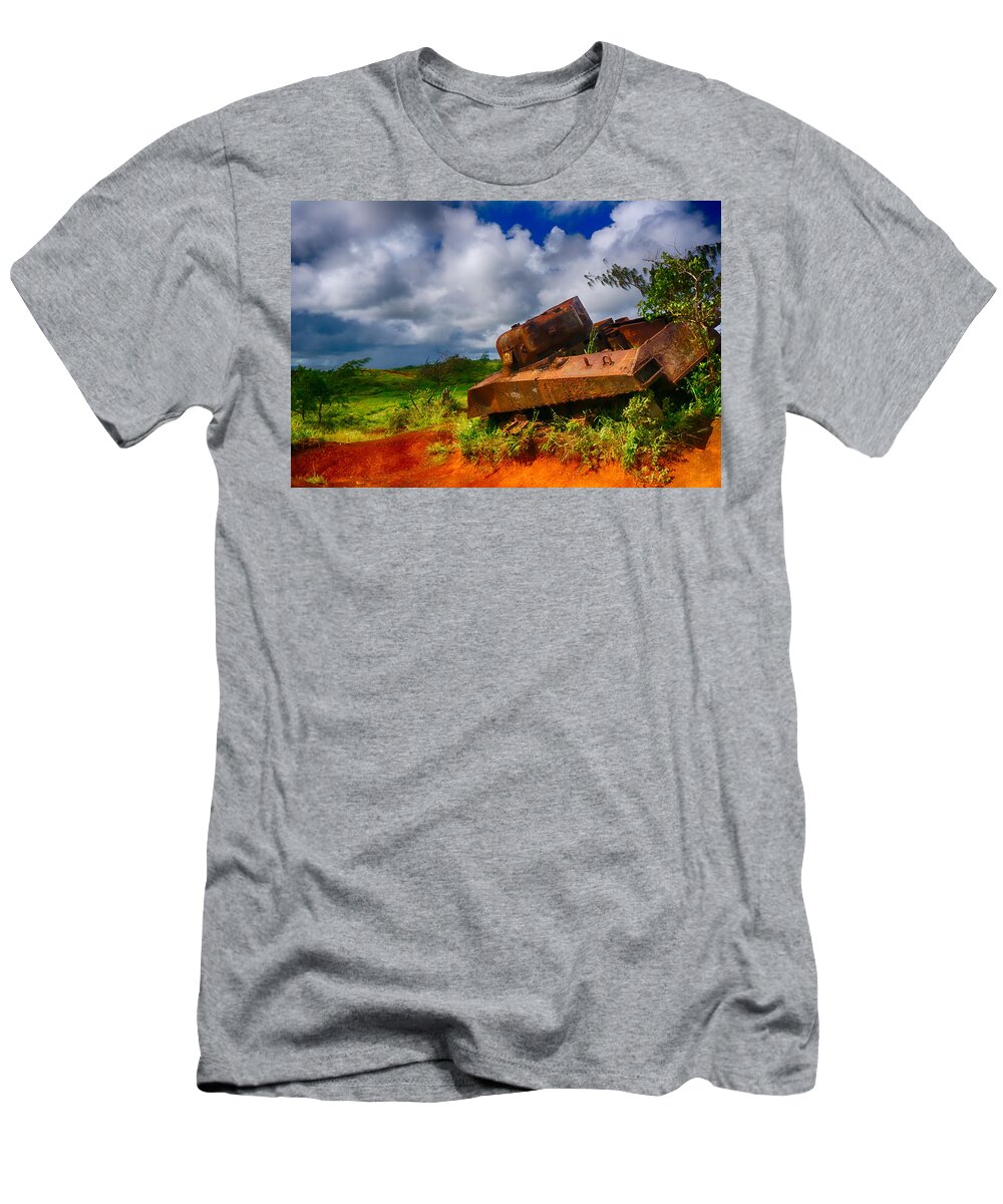 Pristine T-Shirt featuring the photograph Abandoned by Amanda Jones