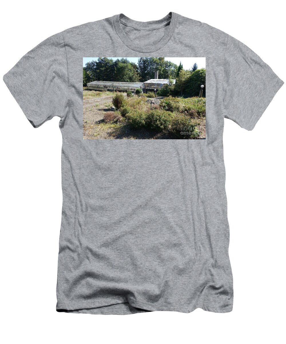 Old Horticulture T-Shirt featuring the photograph Abanoned old horticulture by Eva-Maria Di Bella