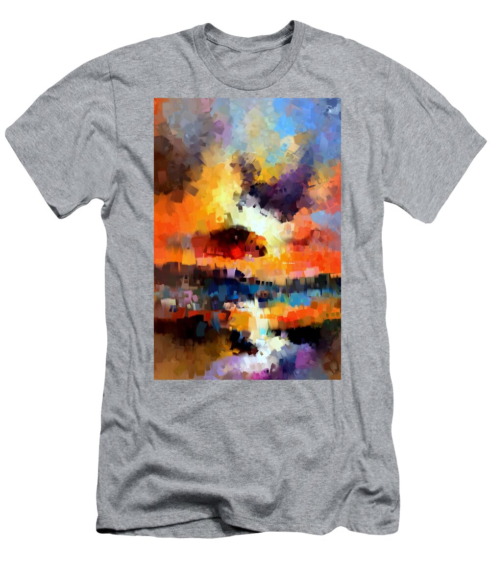 Rafael Salazar T-Shirt featuring the digital art Abstract 030 by Rafael Salazar