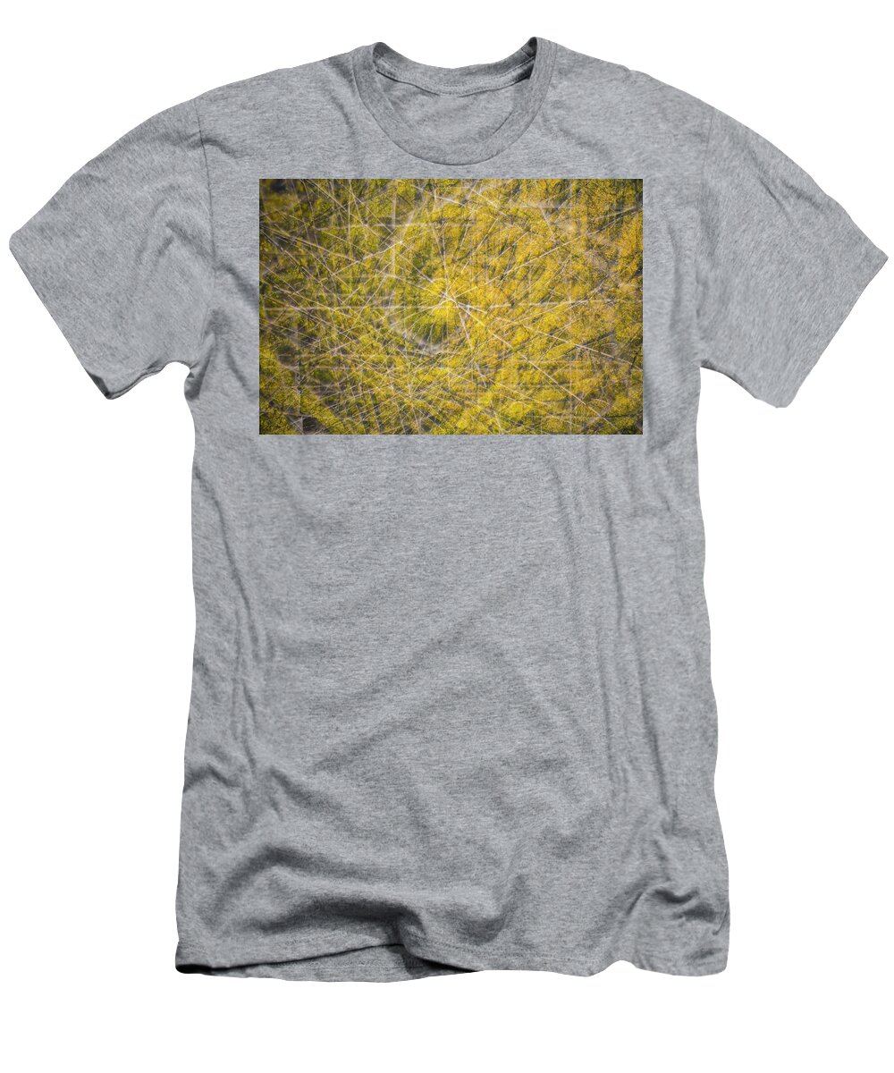 Aspens T-Shirt featuring the photograph Abstract Aspens by Nancy Dunivin