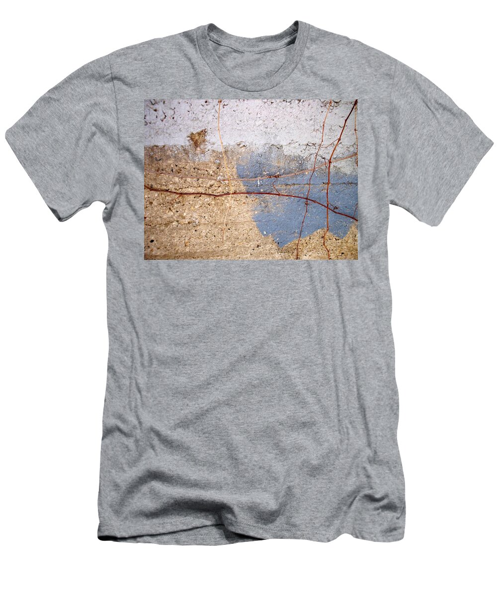 Industrial. Urban T-Shirt featuring the photograph Abstract Concrete 15 by Anita Burgermeister