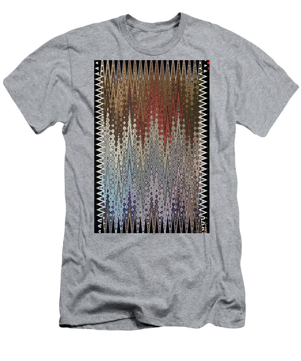 Abstract Floor Pamel Abstract T-Shirt featuring the digital art Abstract Floor Pamel Abstract by Tom Janca