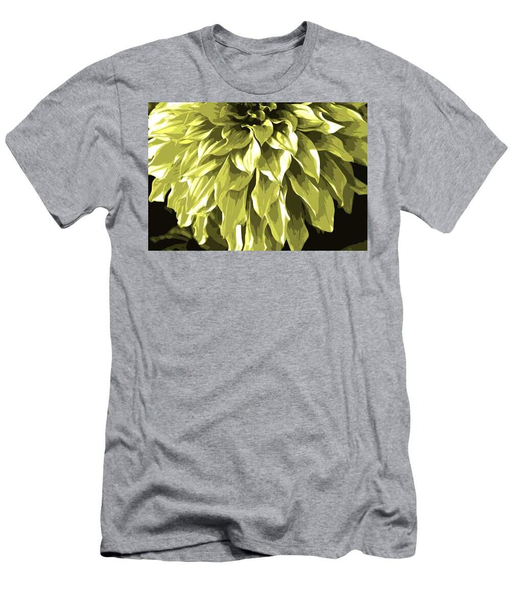 Abstract T-Shirt featuring the photograph Abstract Flower 5 by Sumit Mehndiratta