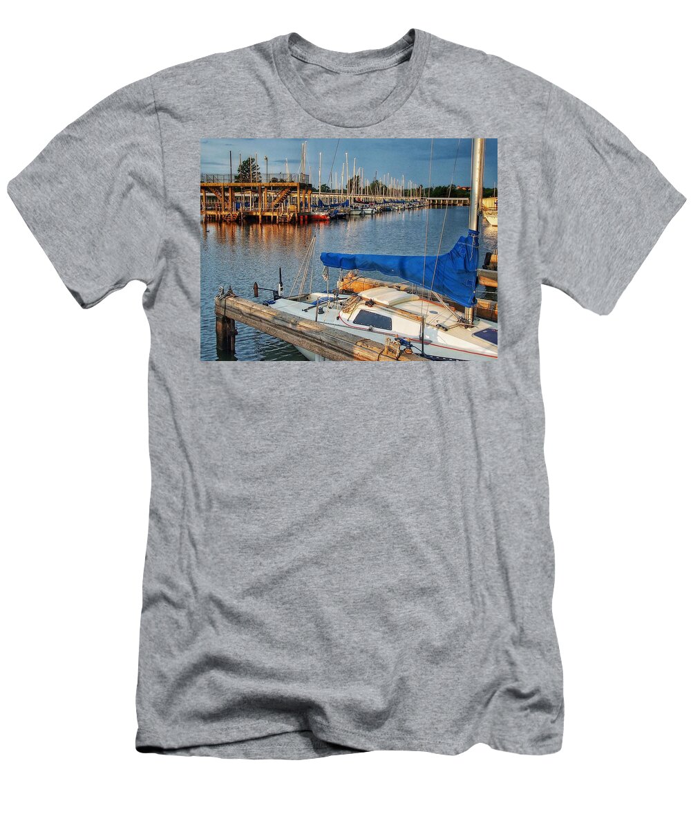 Sails T-Shirt featuring the photograph Abundant Sail Mast by Buck Buchanan